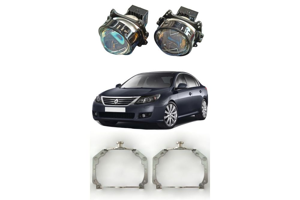 Комплект для замены штатных линз с AFS Renault Latitude I 2010-2015