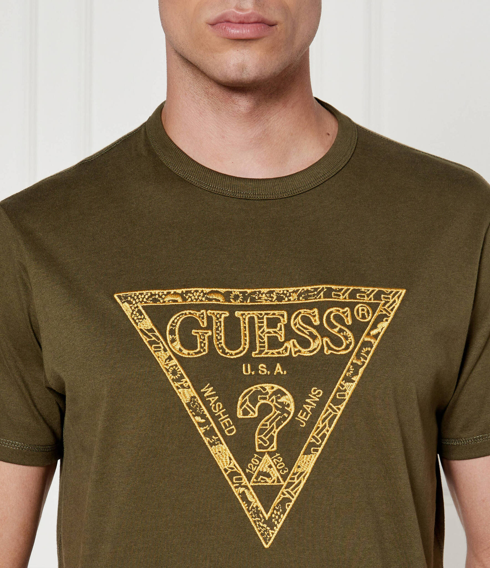 Футболка GUESS - хаки(M4YI26 K8FQ4)