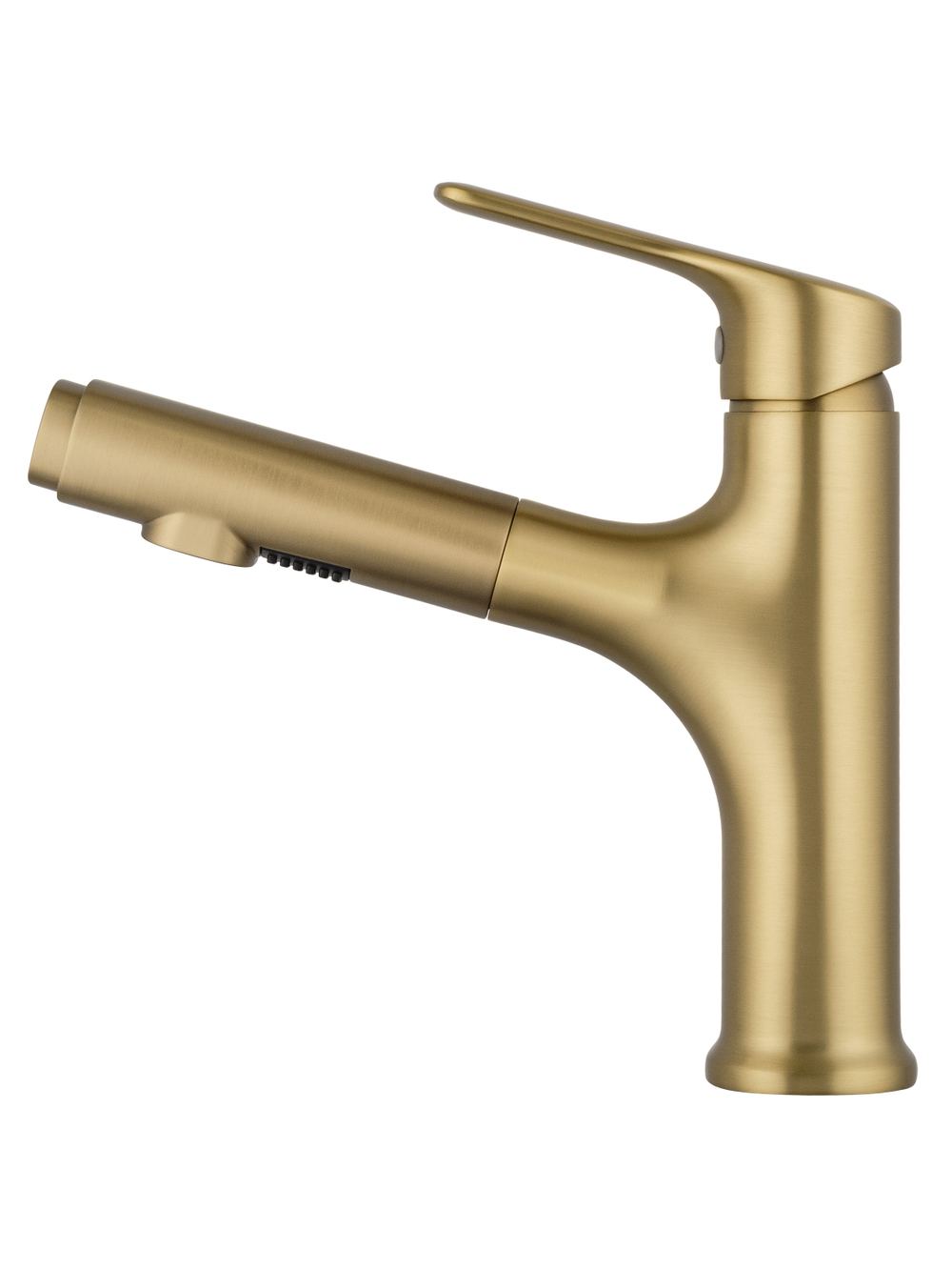 Смеситель для раковины с выдвижным изливом WONZON & WOGHAND, Брашированное золото (WW-AE4151-BG)