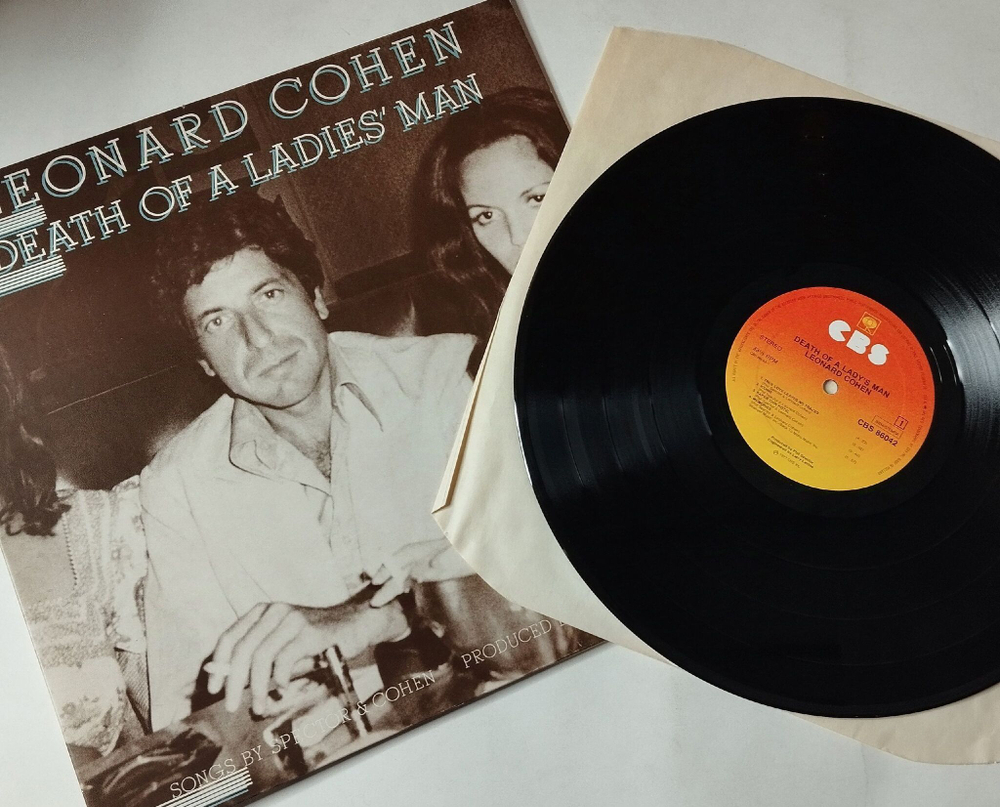 Винтажная виниловая пластинка LP Leonard Cohen Death Of A Ladies Man (Holland 1977)