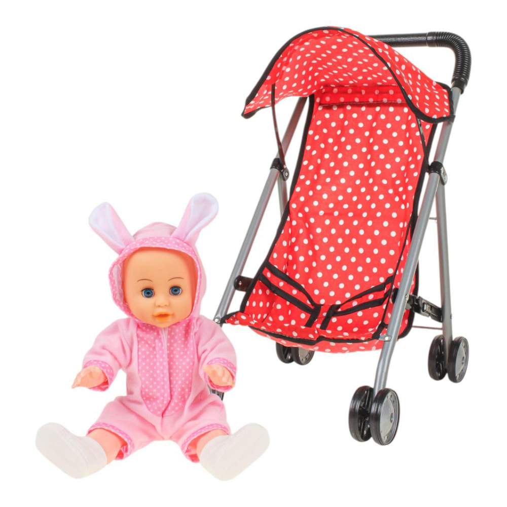 Коляска для кукол сидячая, пакет 894-2