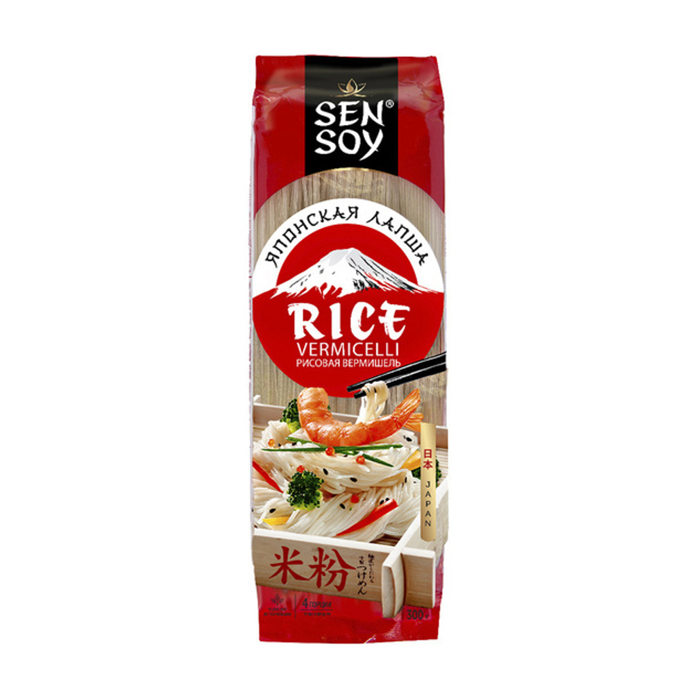 Лапша Рисовая Sen Soy 300г