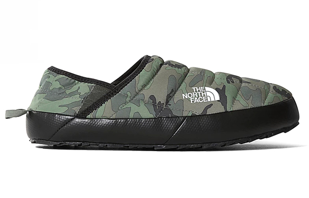 THE NORTH FACE warm and waterproof low-cut life casual shoes men'S green camouflage