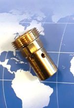 342Р008033 Держатель наконечника (вставка / свеча) М8/М10/25 мм., для сварочных горелок полуавтоматической сварки MIG/MAG; TBi 342P008033