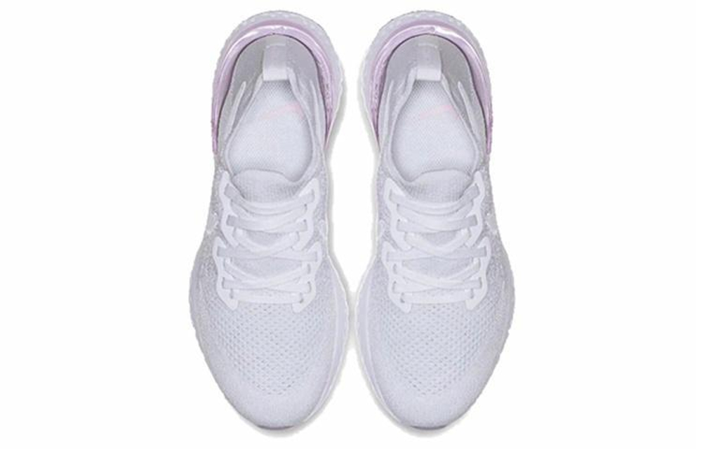 Кроссовки Nike Epic React Flyknit 2 White Pink Foam (Женская размерная сетка)