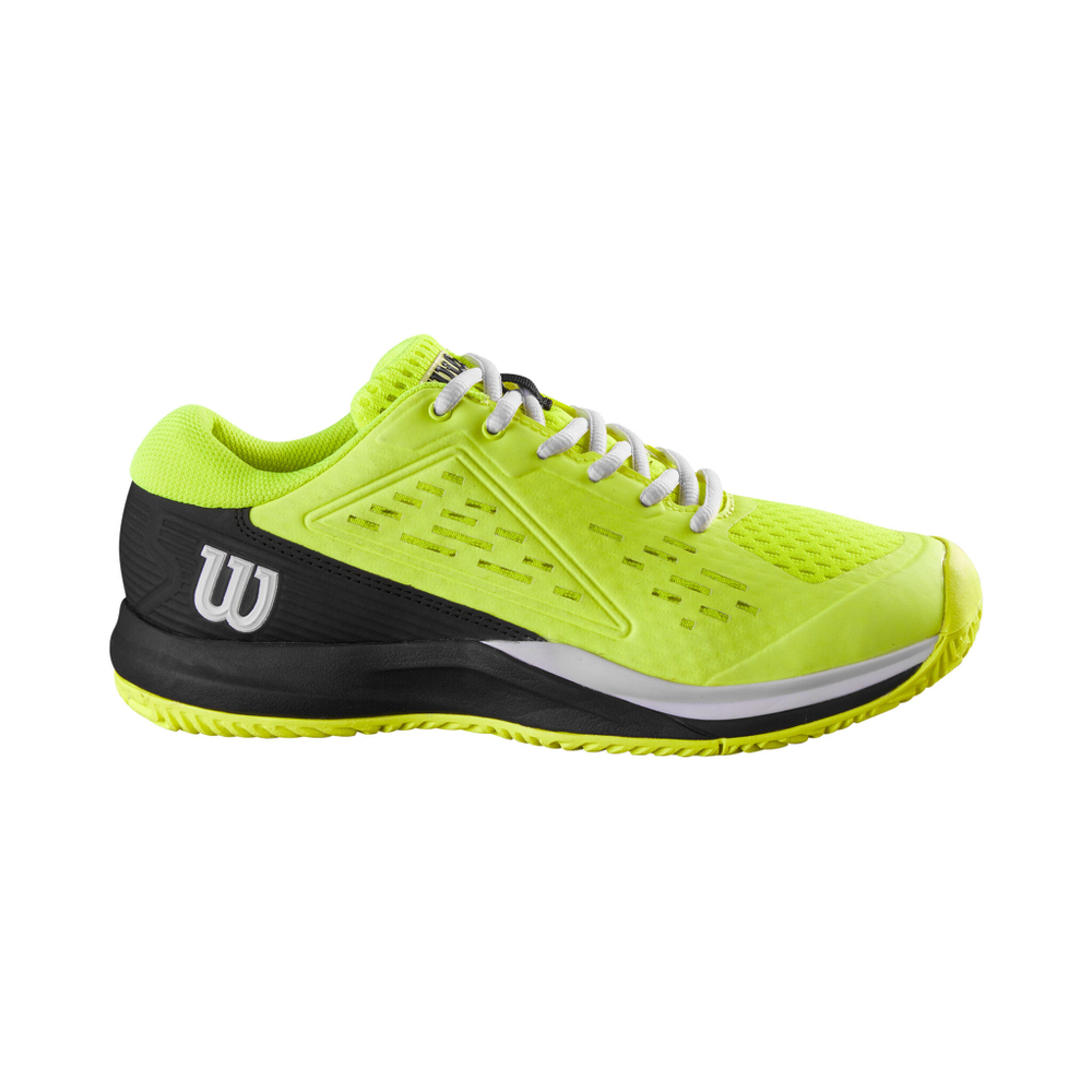 Детские теннисные кроссовки Wilson Rush Pro Ace All Court Shoe Kids - Neon Yellow, Black