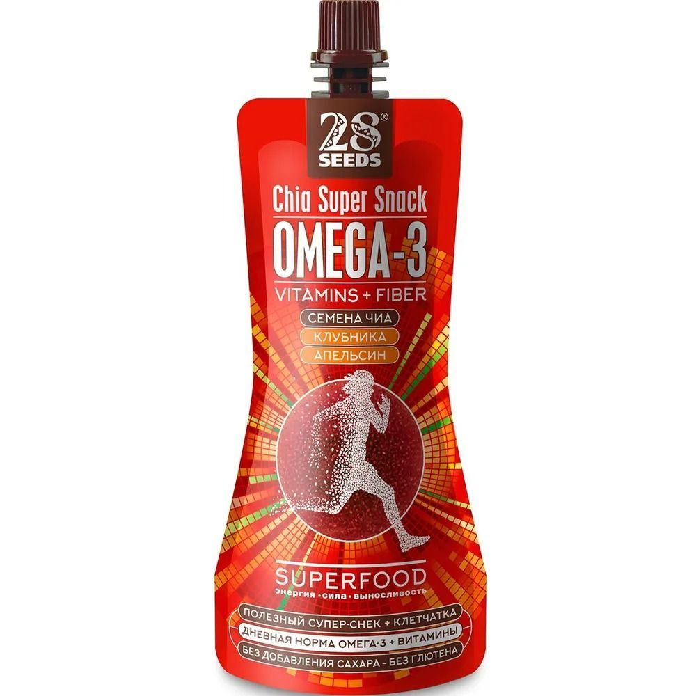 Ассорти Супер-снек 12шт 28 seeds: Клубника-Апельсин, Малина-Шиповник, Ананас-Банан, Манго-Лайм, смузи без сахара