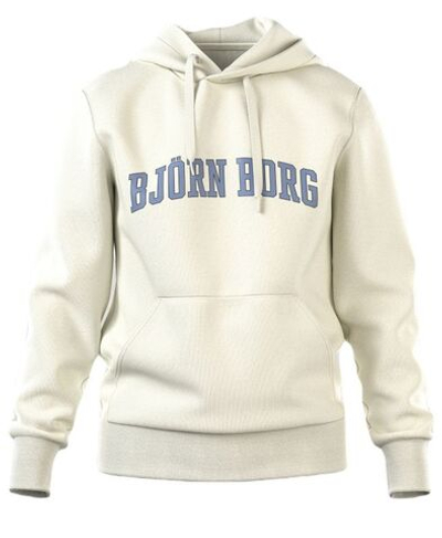 Мужская теннисная кофта Björn Borg Borg Essential Hoodie - beige