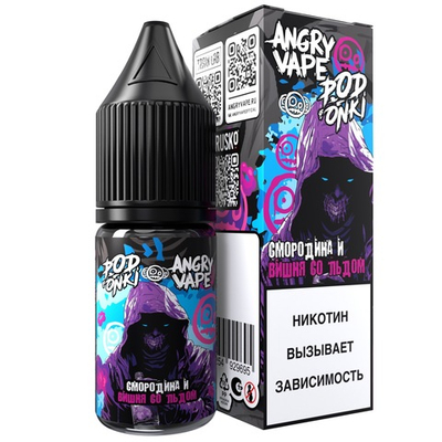 Angry Vape x PODONKI - Смородина и вишня со льдом, 10 мл
