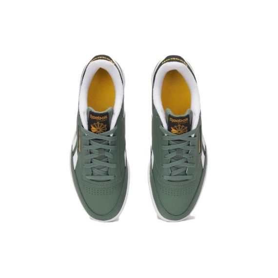 reebok Club C Series Кроссовки для скейтбординга Низкие Зеленые Белые Унисекс