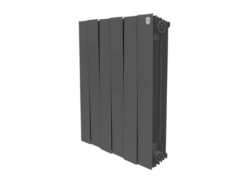 Радиатор биметаллический секционный Royal Thermo PianoForte Noir Sable VD 500 х 4 секции (подключение нижнее справа)