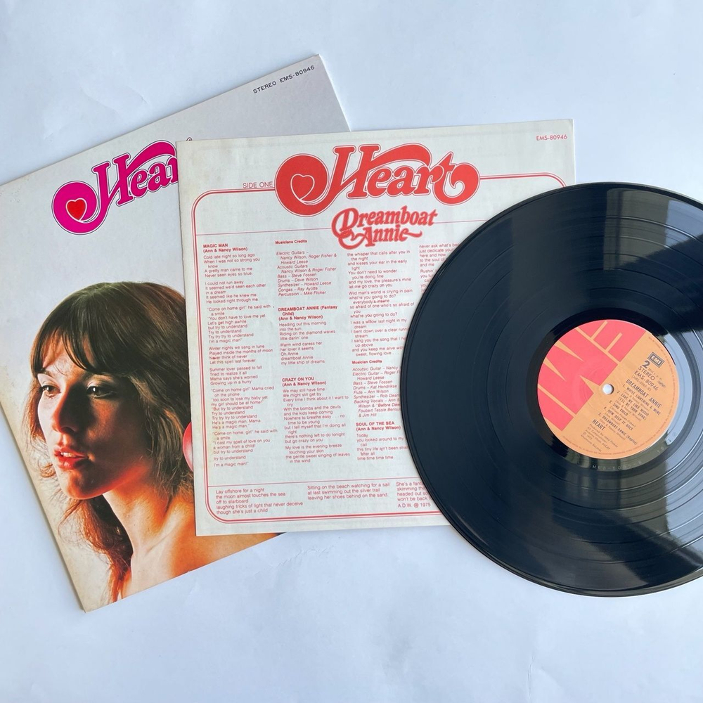 Винтажная виниловая пластинка LP Heart Dreamboat Annie (Japan 1977) (No Obi) Magic Man