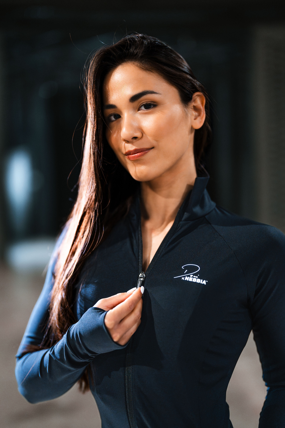 Кофта на молнии Deni x NEBBIA Fitness Zip Tracktop 314