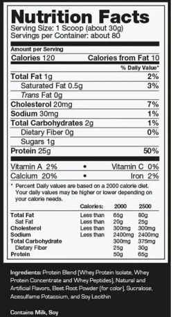 Ultimate Nutrition Prostar 100% Whey Protein 2.39 kg , Концентрат сывороточного протеина