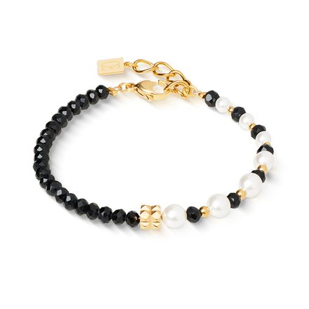 Браслет Coeur de Lion Black-White 4313/30-1314