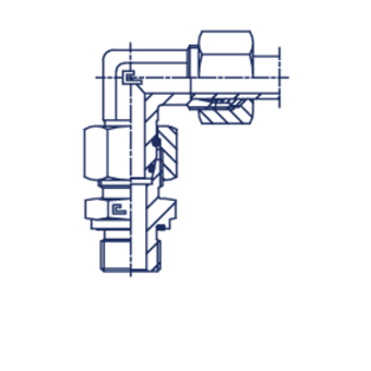 Штуцер FNE90 DL22 26x1.5 (корпус)