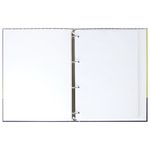 Тетрадь на кольцах БОЛЬШОГО ФОРМАТА (225х300 мм) А4, 100 л., обложка картон, клетка, глянцевая ламинация, BRAUBERG, "Полосы", 403273