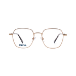 Оправа многогранник INVU G3300 B с клипом черная золотая гавана