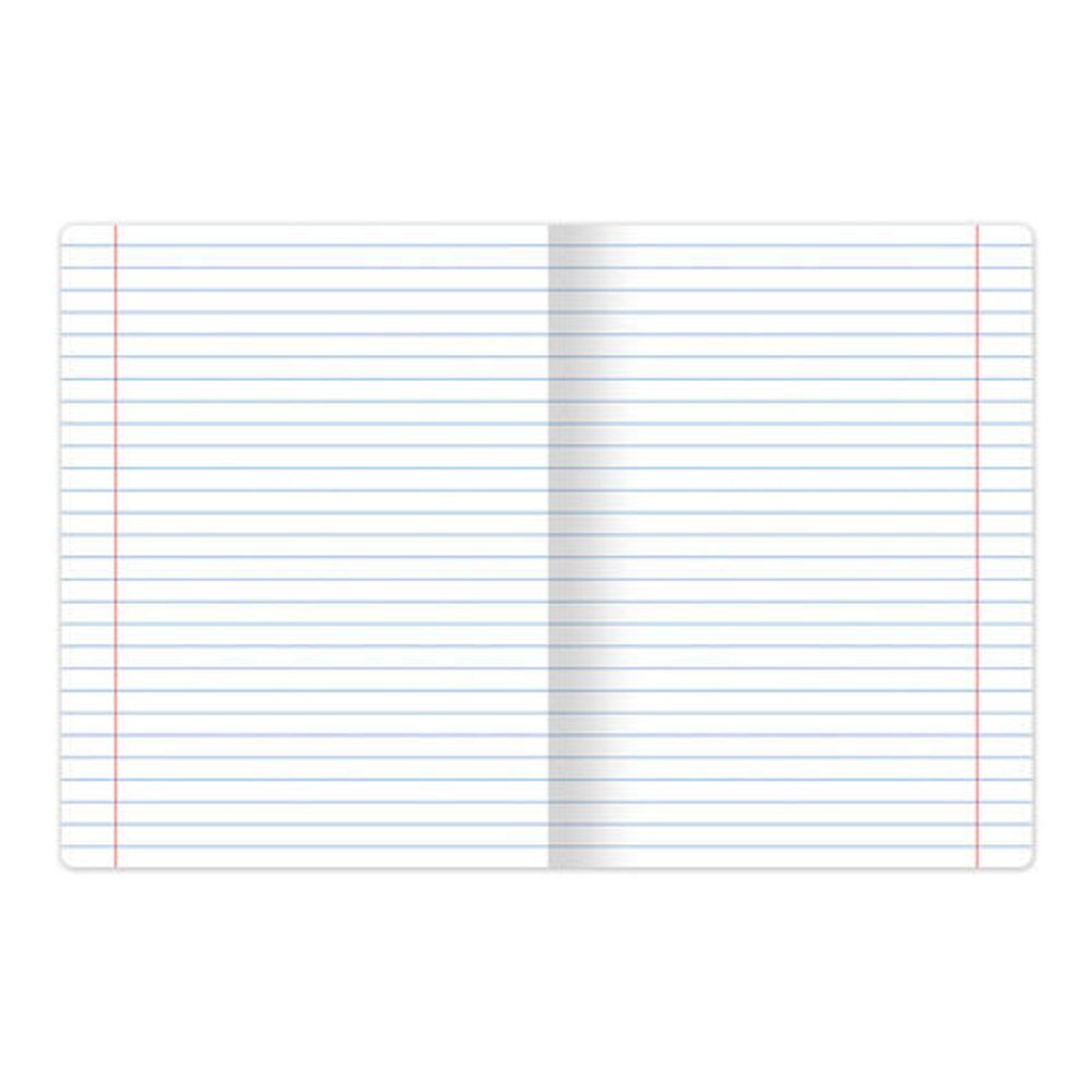 Тетрадь 12 л. ЮНЛАНДИЯ КЛАССИЧЕСКАЯ, линия, обложка картон, ГОЛУБАЯ, 105645