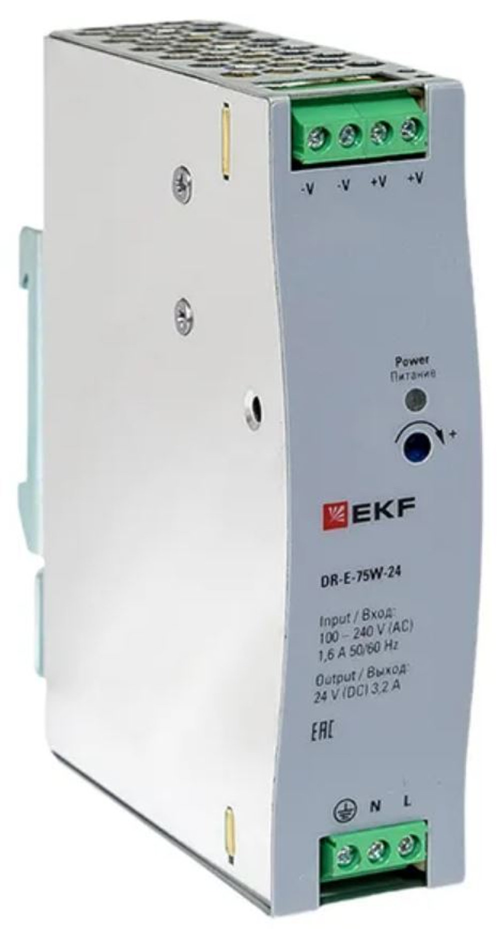 Блок питания  EKF DR-E-75W-24