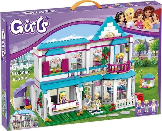 Конструктор Girls " Дом Стефани ", 659 дет.