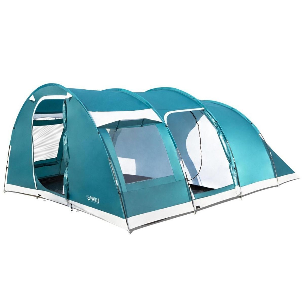 Палатка 6-мест, 490х380х195 см, 2 сл, 1 комн, 1 тамб, мос сет, Bestway, Family Dome 6, 68095BW