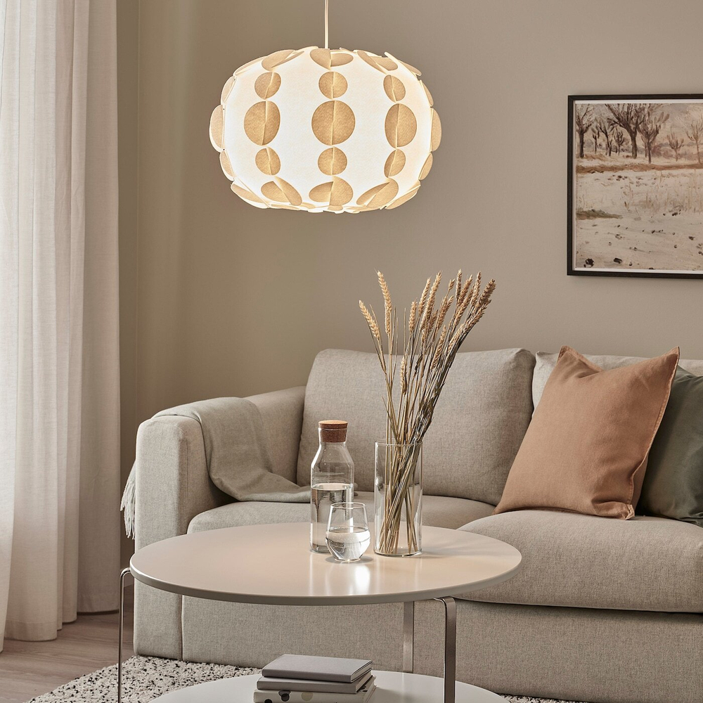 IKEA PEKTOLIT  (ИКЕА ПЕКТОЛИТ)  -  Абажур для подвесного светильника, белый, 52 см