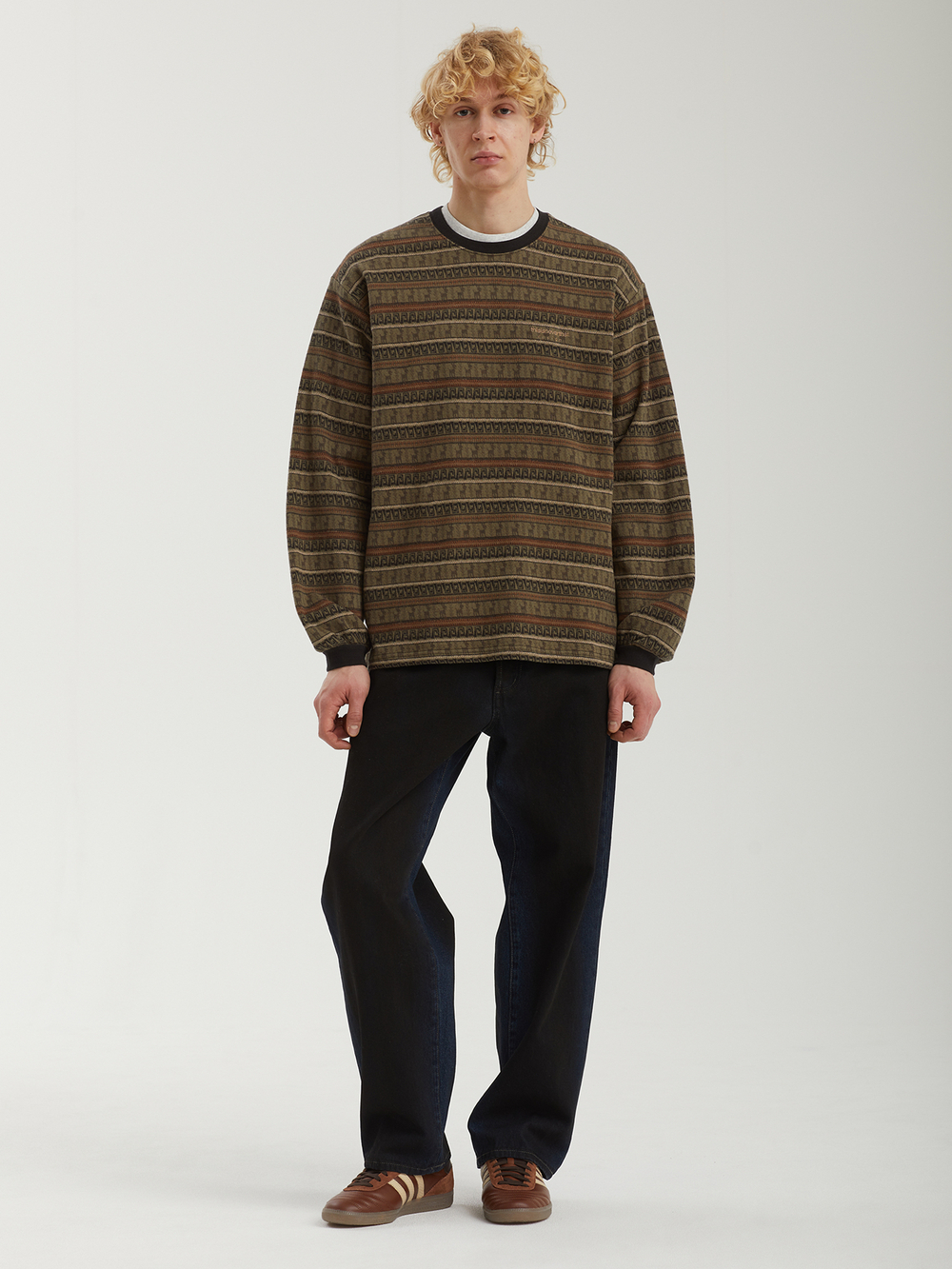 Мужской Лонгслив Pattern Striped