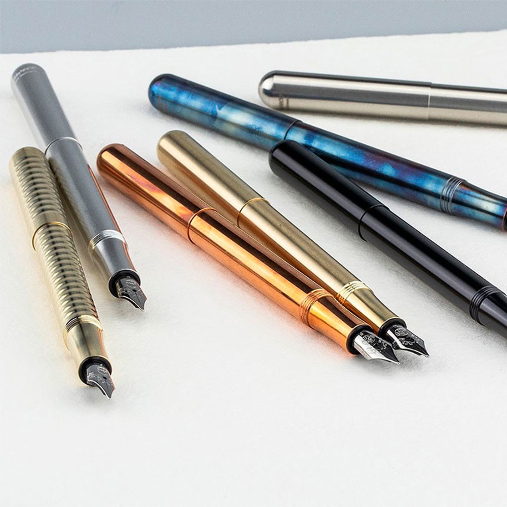 Перьевая ручка Kaweco Liliput Wave EF 0.5мм золотистая (10000869) 8