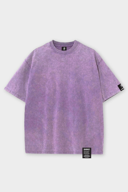 Футболка SHMOT "BLANK" GARMENT DYE Фиолетовый