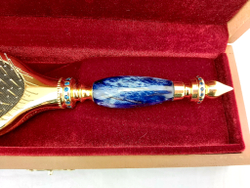 Расческа, инкрустированная фианитами (Златоустовская гравюра)