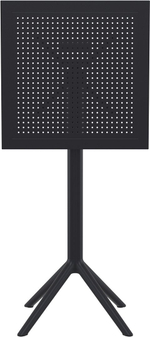 Стол пластиковый барный складной Siesta Contract Sky Folding Bar Table 60, черный
