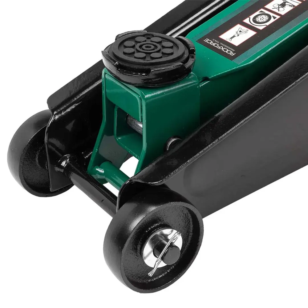 Домкрат подкатной гидравлический 2 т (h min - 130мм, h max - 385мм) RockForce##Rock FORCE RF-TA82005