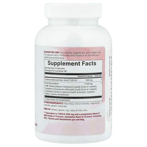 Micro Ingredients, TUDCA, 240 капсул