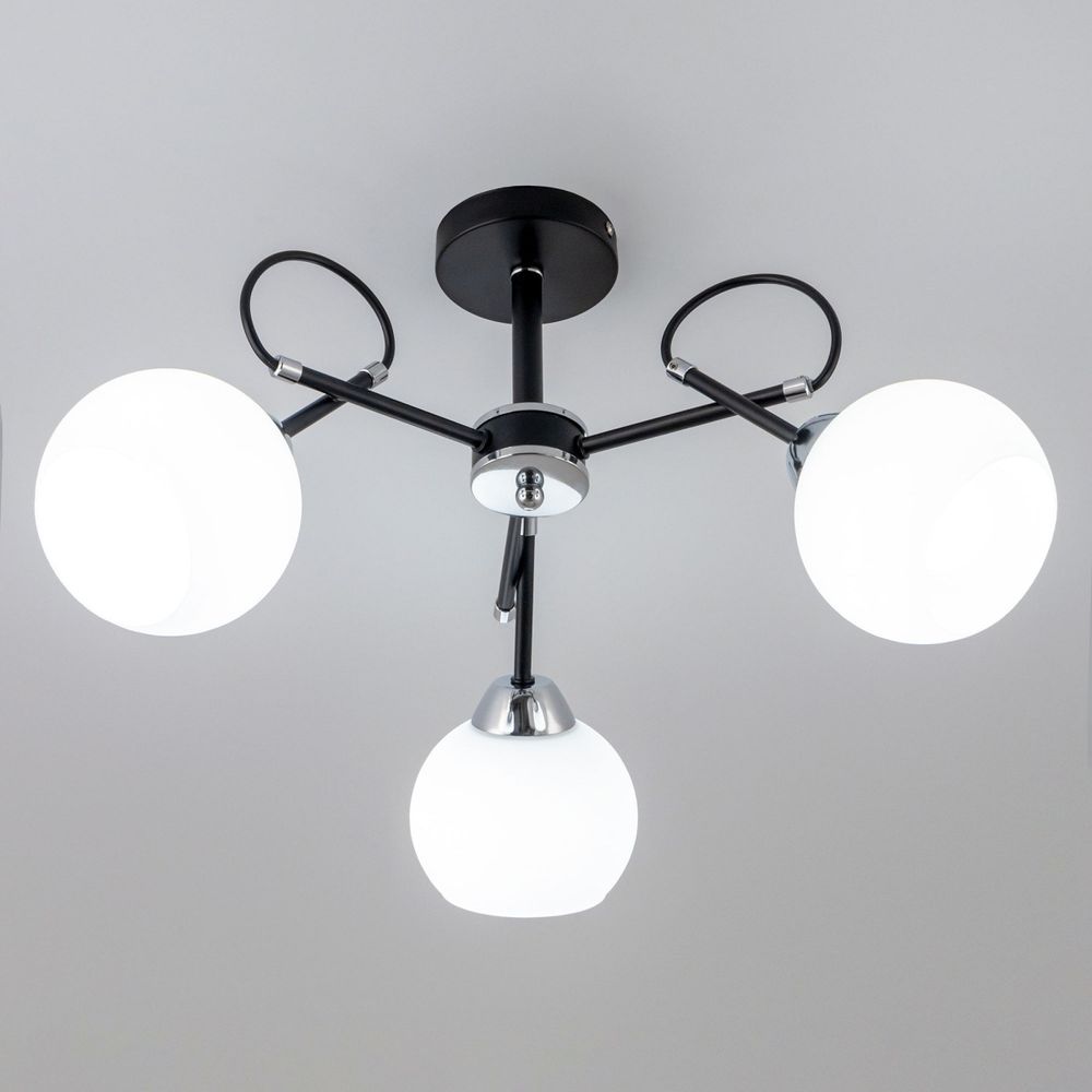 Citilux Стивен CL141231 Люстра потолочная Чёрная