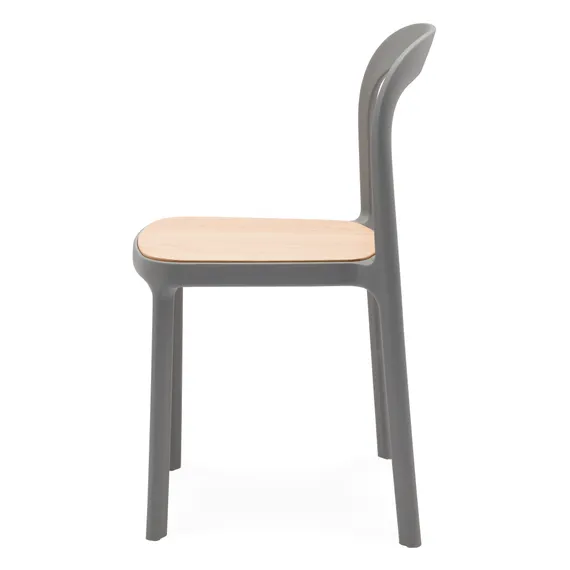 Стул Obu Wood серый