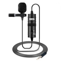 Микрофон петличный BOYA BY-M1, всенаправленный, 3.5mm/minijack, черный