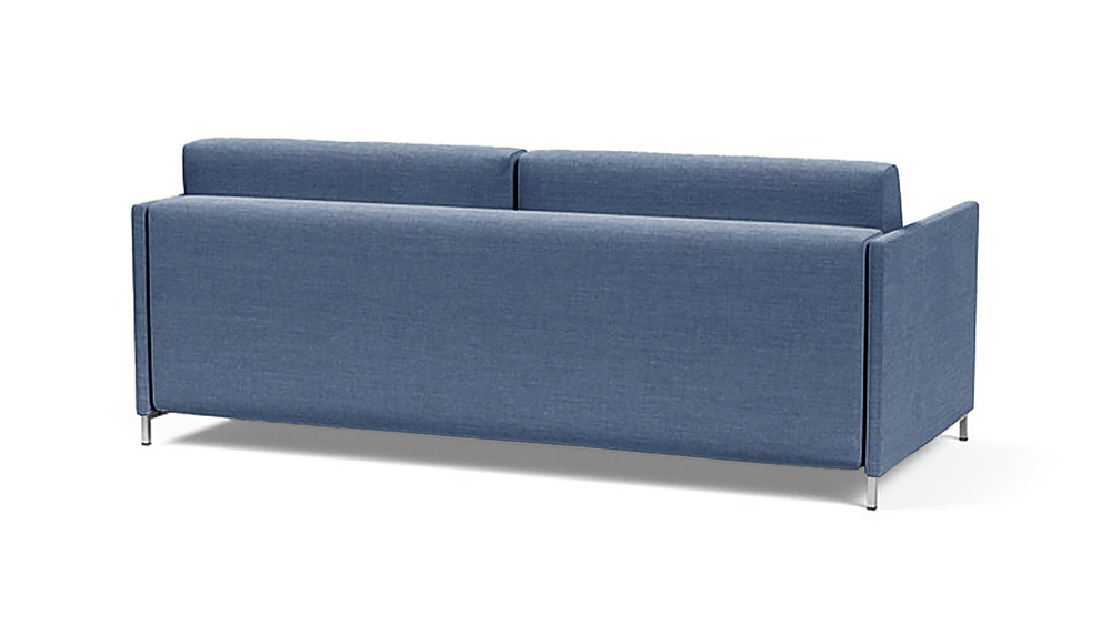 Диван Леонора Лайт Strong Plus 09 226*109*105 см, Синий Рогожка Еврокнижка Фиеста