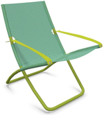 Кресло-шезлонг металлическое EMU Snooze, зеленый, мятный