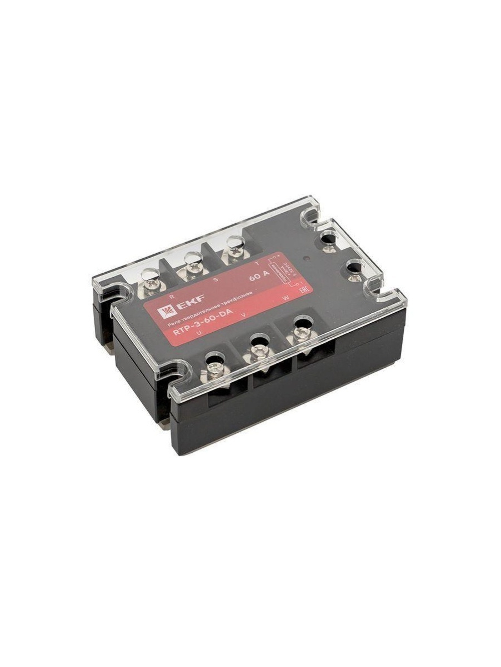 Реле твердотельное трехфазное RTP-60-DA PROxima EKF rtp-3-60-da
