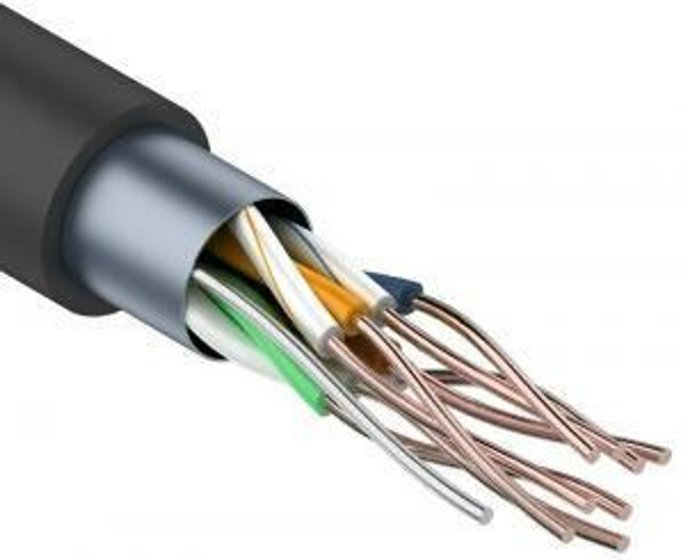 Кабель FTP 4PR 24AWG (Cu) CAT5E LDPE Outdoor 305м Tantos