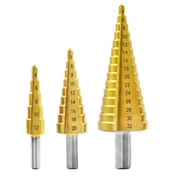 OZ-GLGO Сверло-коронка из быстрорежущей стали HSS с покрытием, диаметр 4-12/20/32 мм