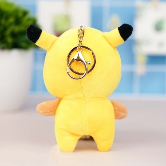 Мягкий брелок "Корги в шапочке" желтый 13 см