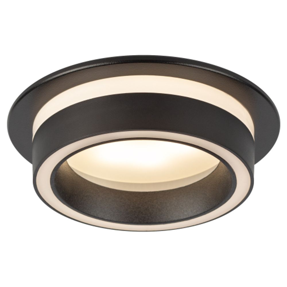 Светильник встраиваемый ЭРА DK116 BK под лампу GX53 черный | Встраиваемые светильники Для ламп GX53