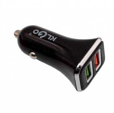 АЗУ USB Car Charger KLGO TC-01 (2xUSB/2.4A)