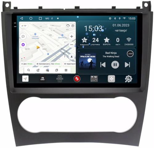 Магнитола для Mercedes-Benz C (W203) 2004-2007 - RedPower 369 Android 10, Быстрая, QLED+2K, CarPlay, SIM-слот