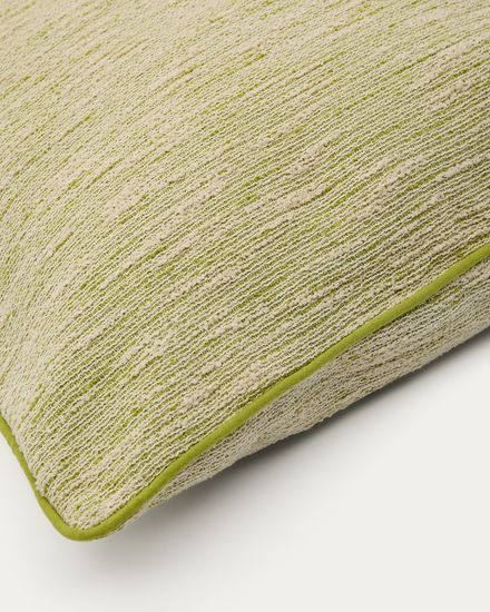 Чехол для подушки  Brisella из жаккарда зелёного цвета 45 x 45 см