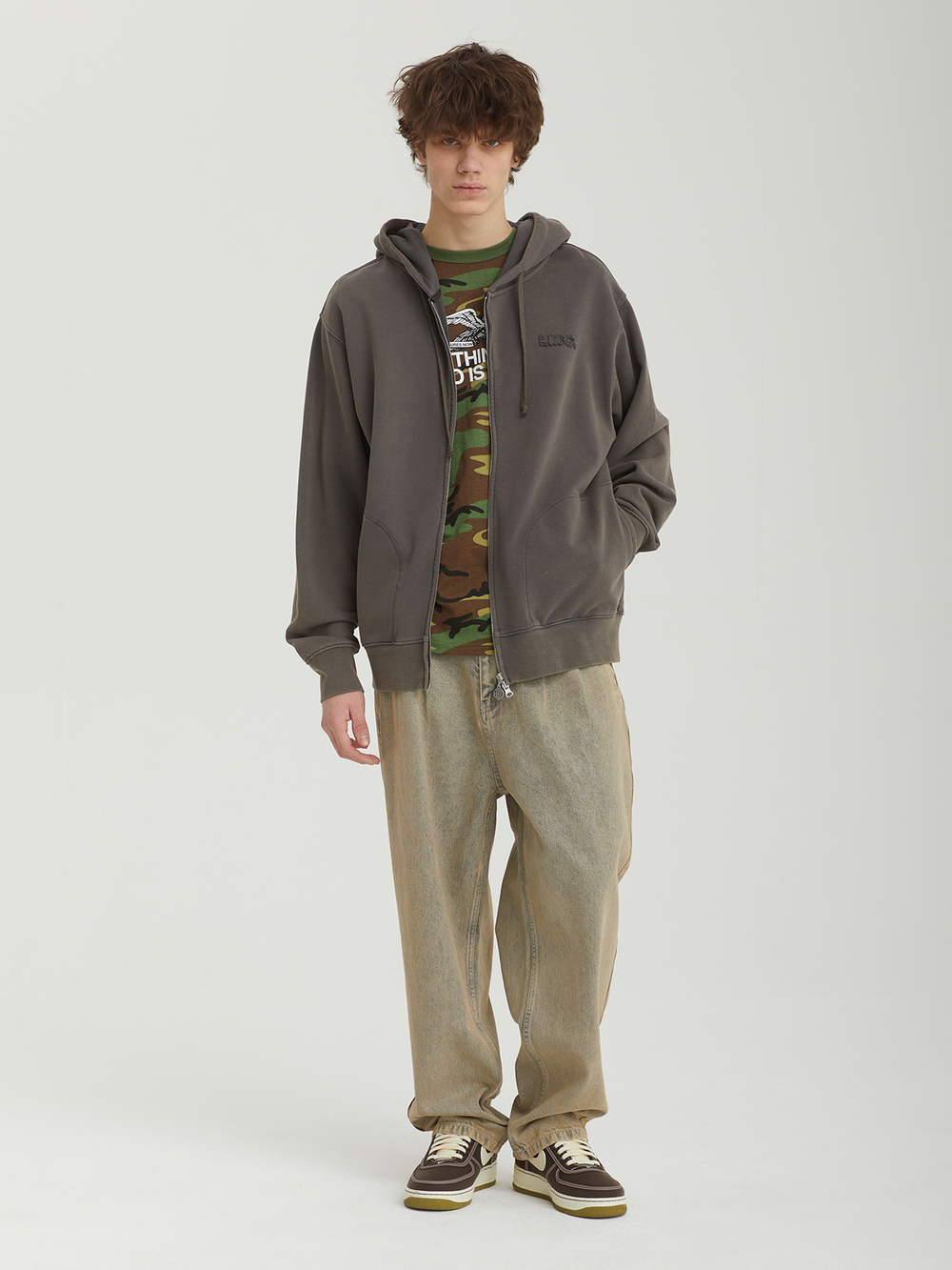 Мужская Толстовка Washed Og Applique