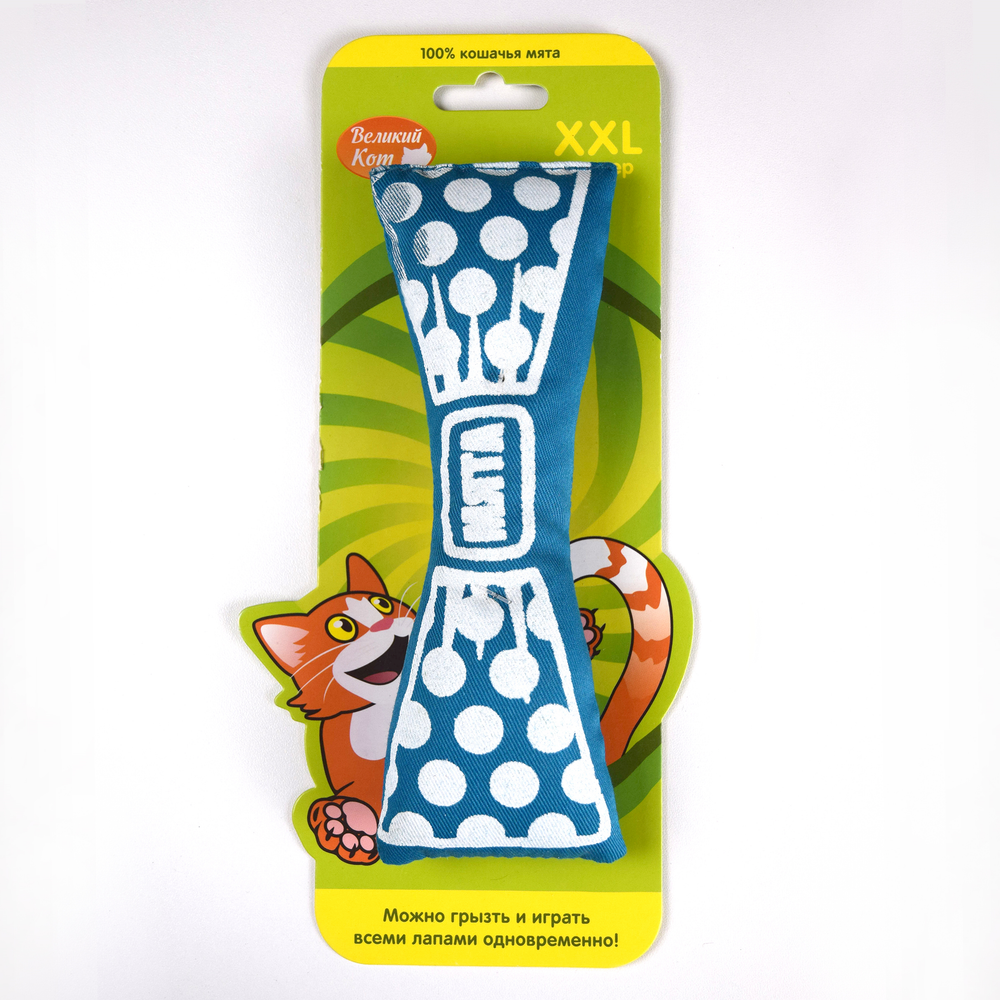 Великий кот игрушка для кошек бантик с кошачьей мятой