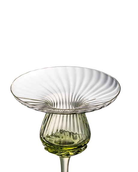 Подсвечник 30 см Anna Von Lipa зеленый